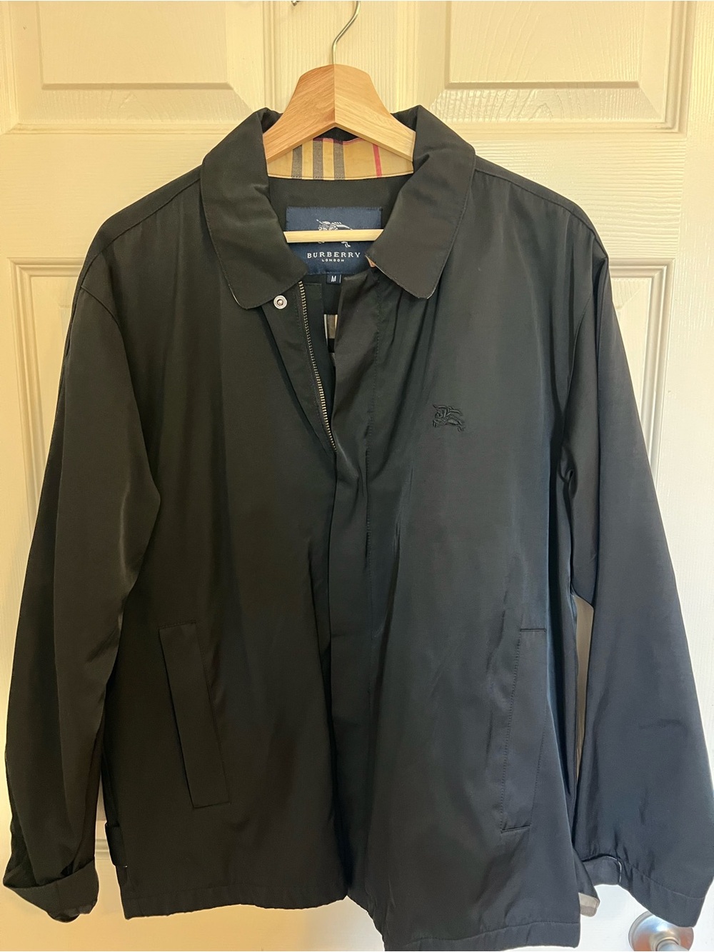 Burberry Men's Black Lightweight Shirt Jacket
